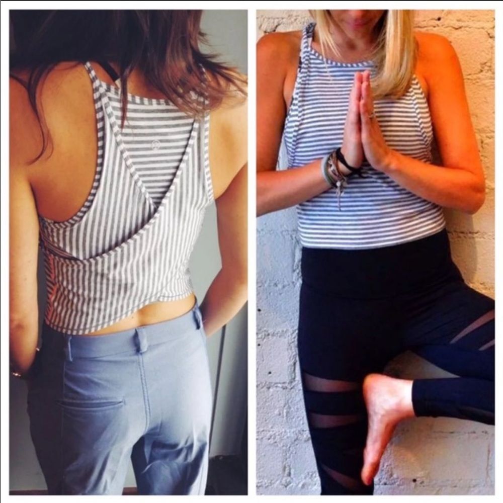 RARE Lululemon Vita Loca Tank - Classic Stripe!